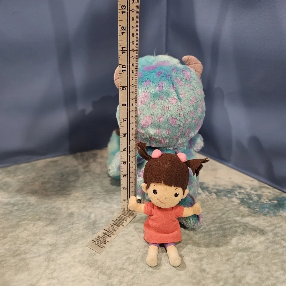 Disney‎ Monsters Inc Sulley Big Feet Plush w/ Boo 7