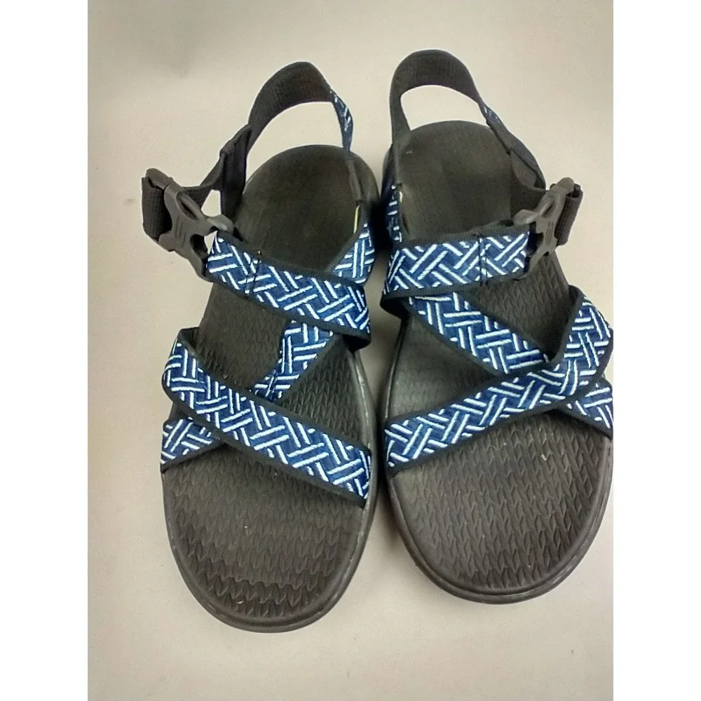Skechers On the GO 400 Mens Sport Sandals Navy‎ Blue Geometric SN 51569 Size 9