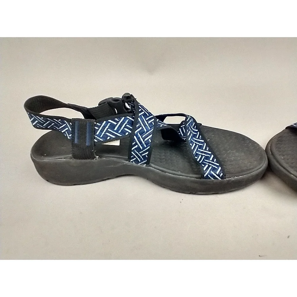 Skechers On the GO 400 Mens Sport Sandals Navy‎ Blue Geometric SN 51569 Size 9