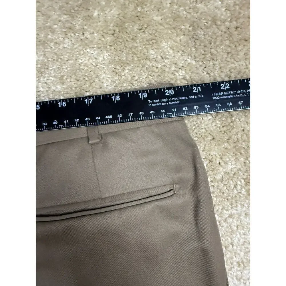 Vintage JB Britches for Nordstrom Mens Wool Dress Pants Sz 40 Pleated Brown A244
