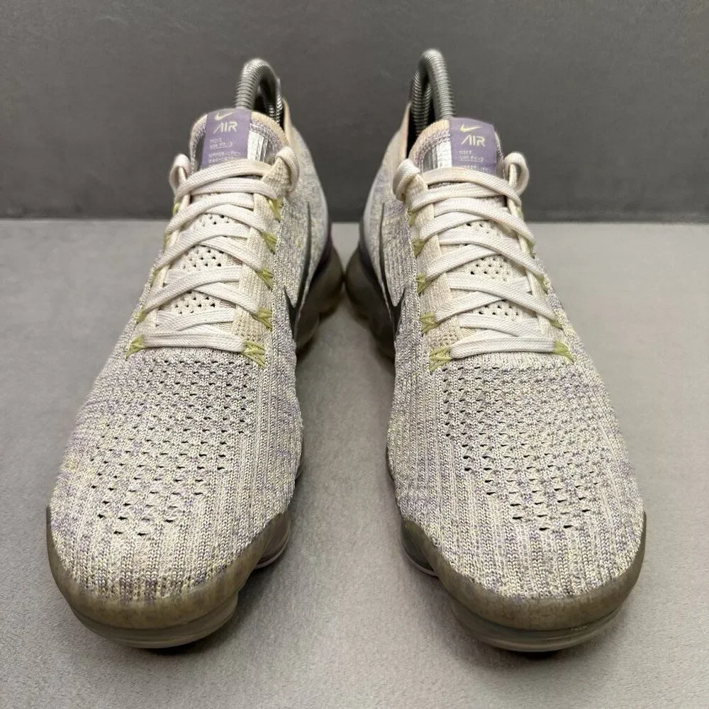Womens Size 8 Nike Air VaporMax Flyknit 3 Shoes True White‎ Running Sneakers