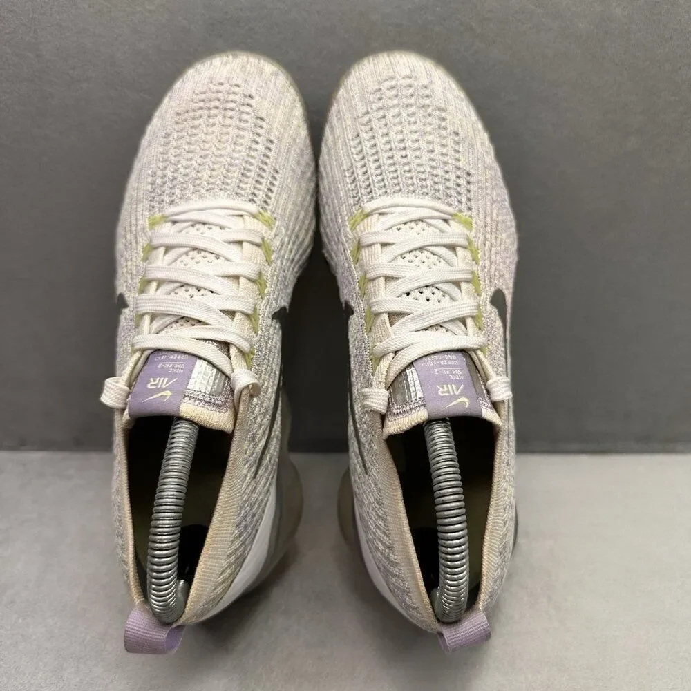 Womens Size 8 Nike Air VaporMax Flyknit 3 Shoes True White‎ Running Sneakers