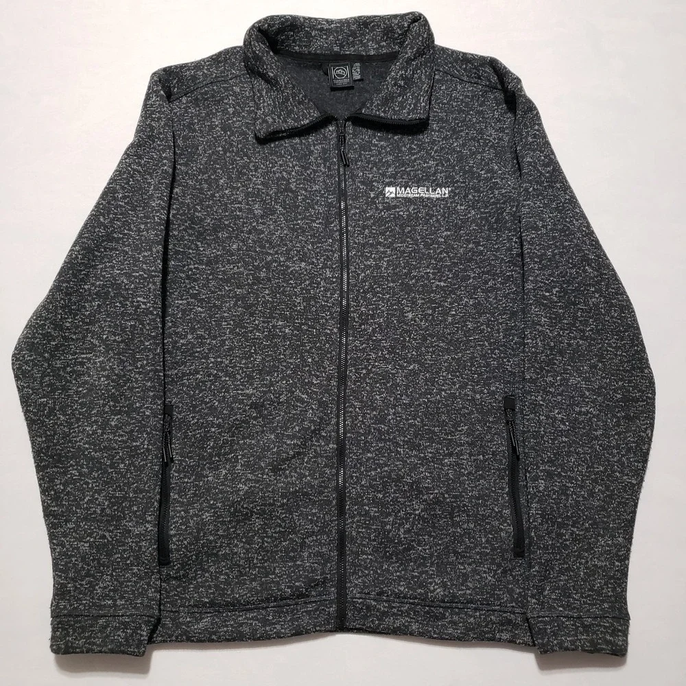 Stormtech Performance 1/4 Zip‎ Fleece Pullover Sweater Mens XL Heather Gray