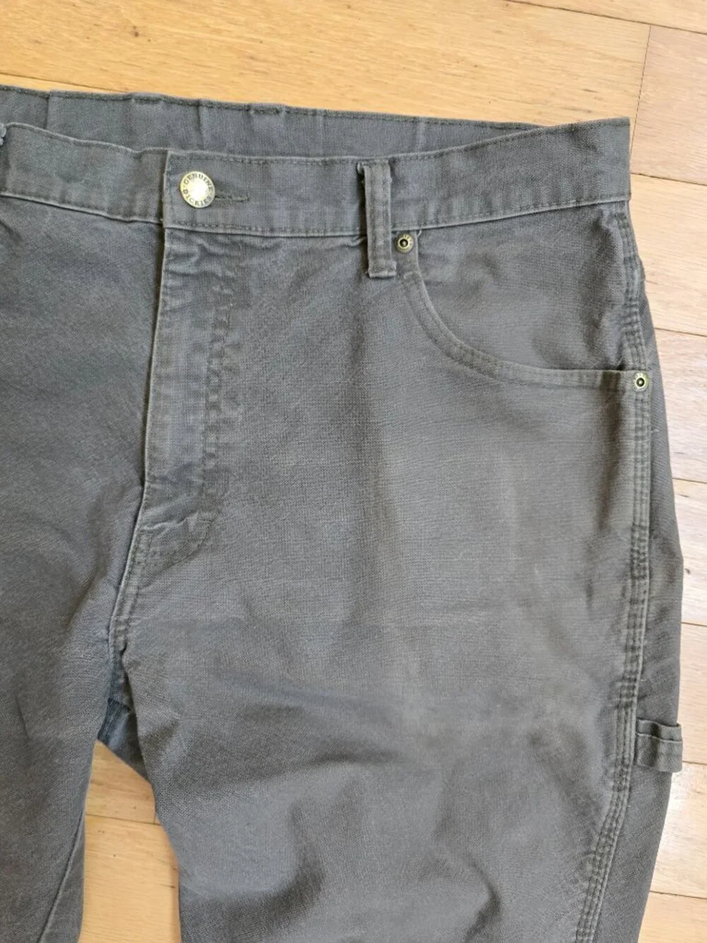 Dickies | grey canvas skater straight leg pants | MENS 34'