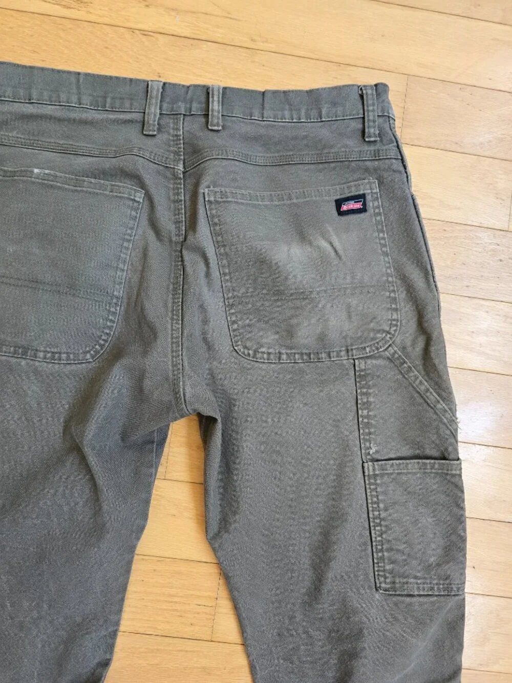 Dickies | grey canvas skater straight leg pants | MENS 34'