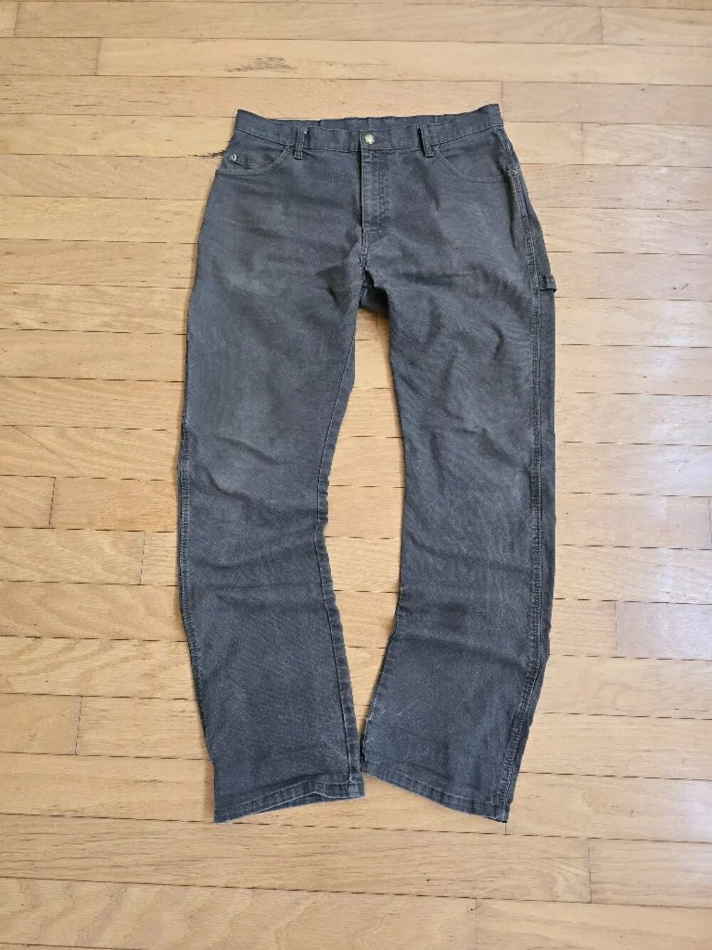 Dickies | grey canvas skater straight leg pants | MENS 34'