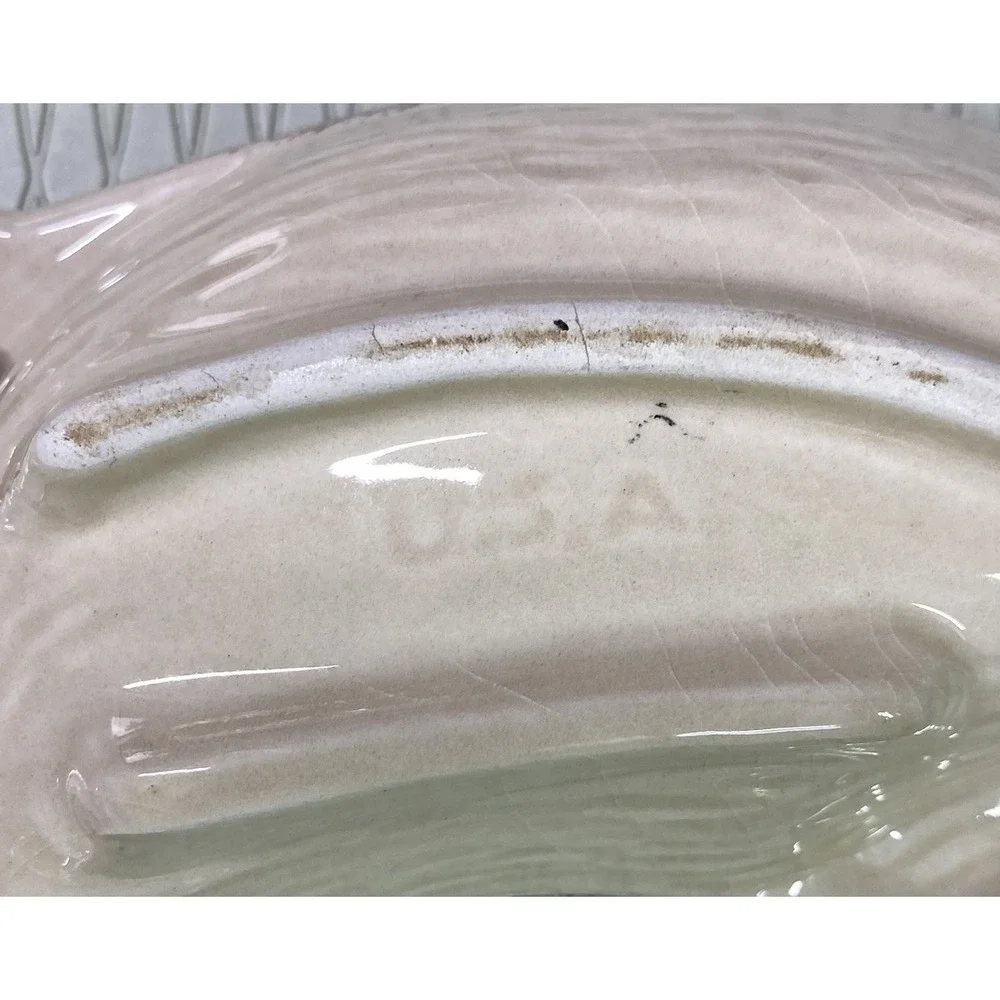 California Pottery chips rose
