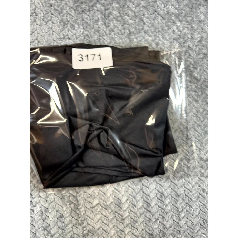 Nike Dri Fit Leggings Womens Large Black Stretch Swoosh‎ Athleisure Yoga Running