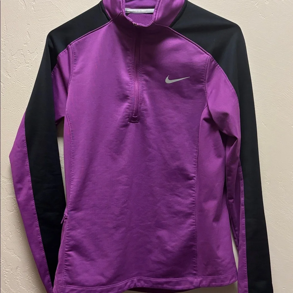 Awesome Nike Running Purple and Black Top medium