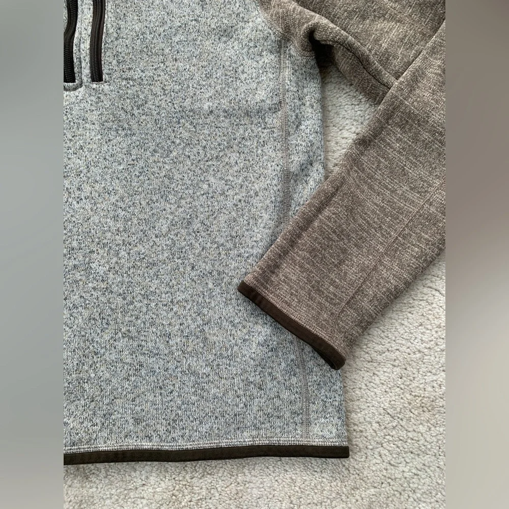 Patagonia Men's Size Medium Brown Tan Better Sweater® Quarter 1/4-Zip Pullover