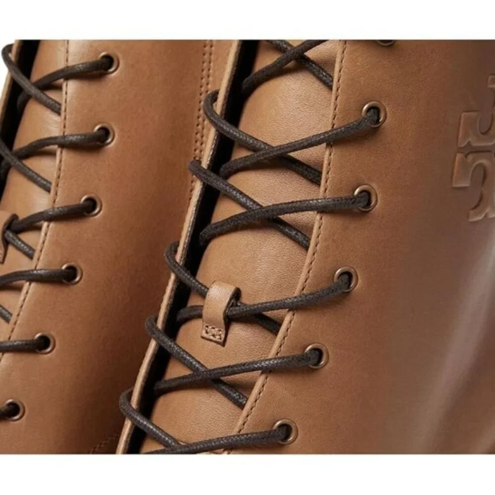 Tory Burch Women's Double T Lug High Heel‎ Boots