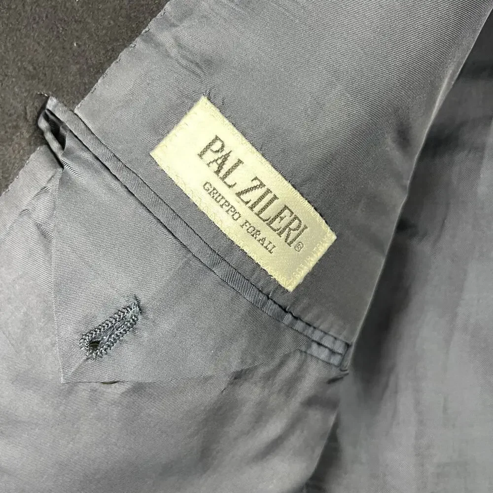 Pal Zileri Cashmere Blazer Sport Coat‎ Mens 56IT 46US Blue 3 Button Italy Made