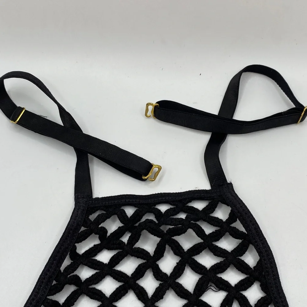 The Bra‎ Lab Saint-Tropez Black Back Band 30-35 - NEW with Tags