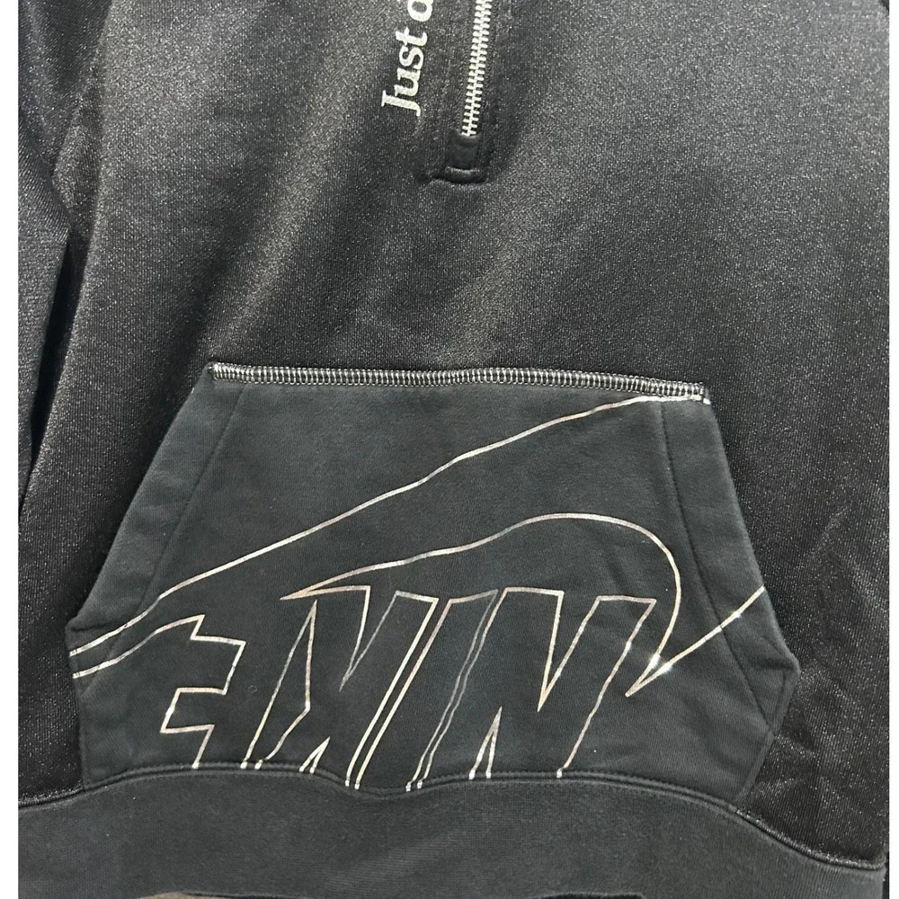Nike 1/4 Zip Pullover Womens XS Black Sweatshirt Icon‎ Clash Sportswear
