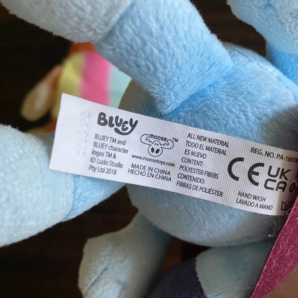 Royal King Bluey Queen Bingo Plush Set Heeler Costume Dress Up Stuffed Animal‎