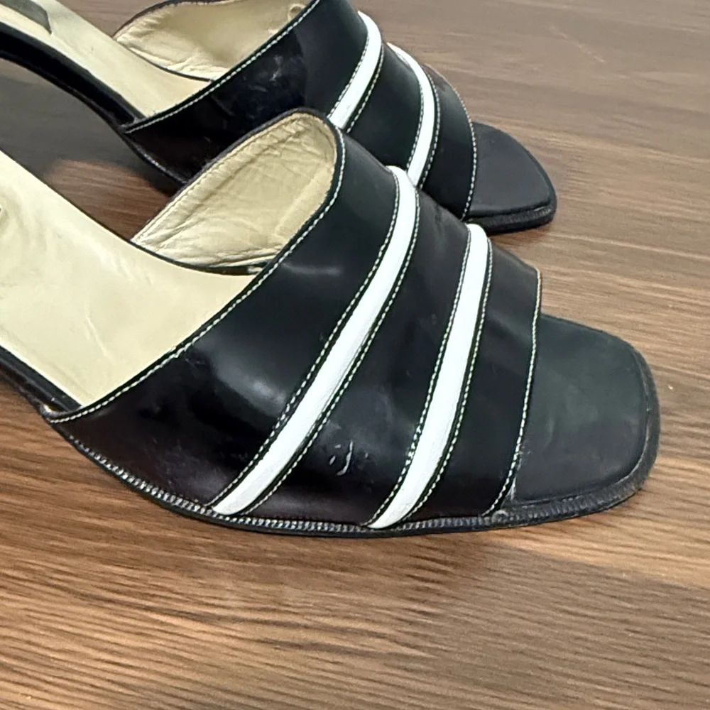 Bally white chic strappy