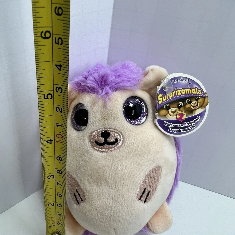 Surprizamals Baby Millie Mama Melanie Plush Purple‎ Hedgehog Stuffed Toy