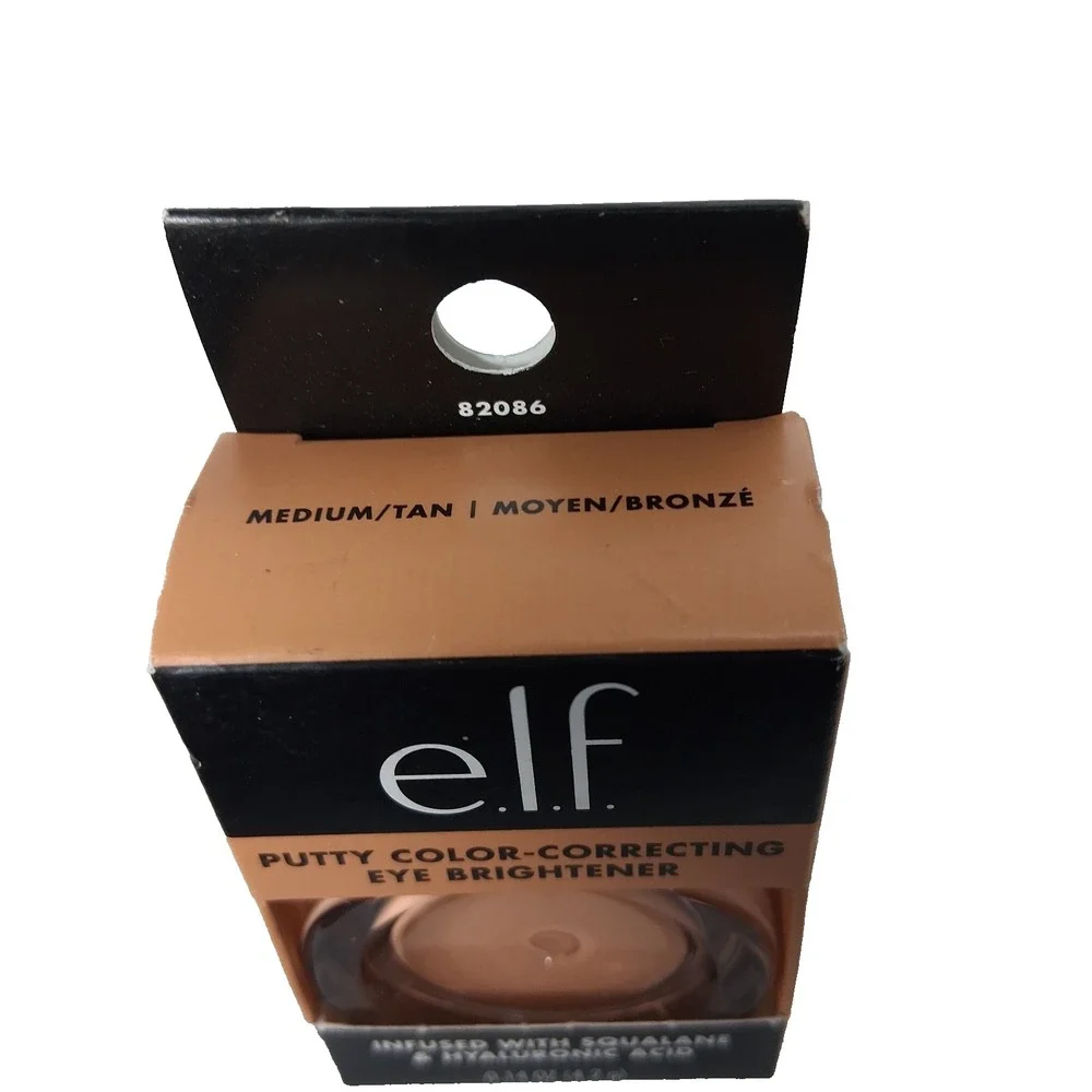 New e.l.f. Putty Color Correcting Eye Brightener Medium/Tan‎ 0.14oz/4.2g NEW BOX