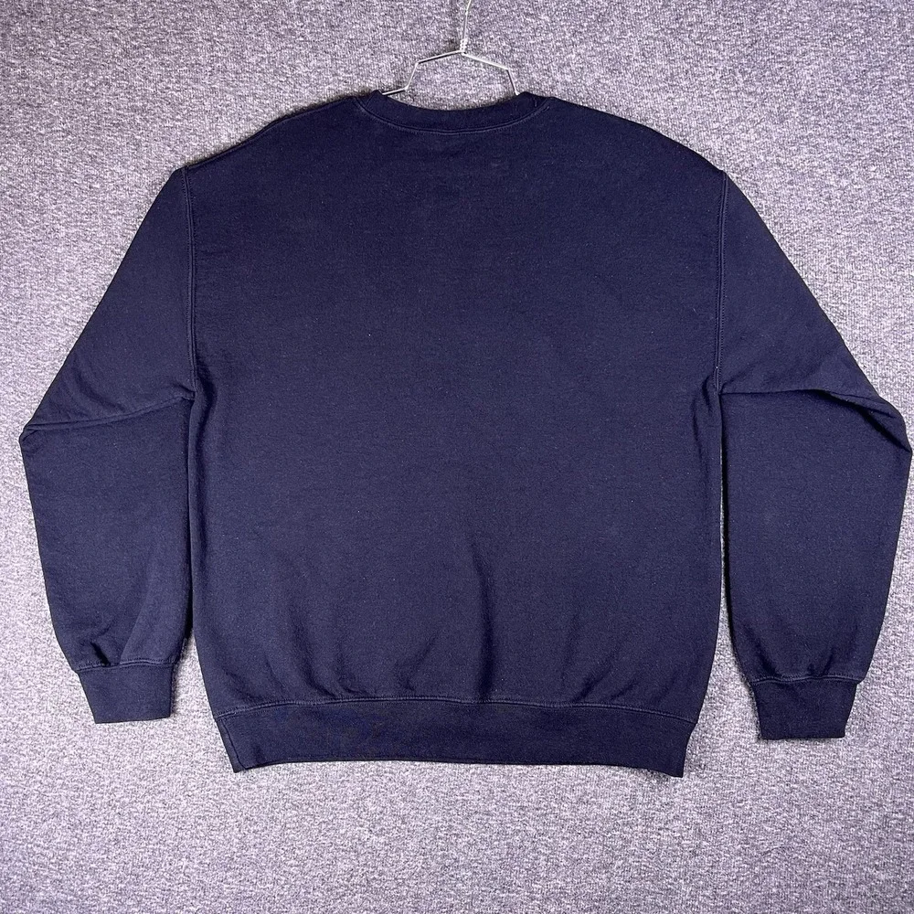 Y2k Naruto Shippuden Sweater‎ Mens L Black Graphic Retro Anime Pullover Uzumaki