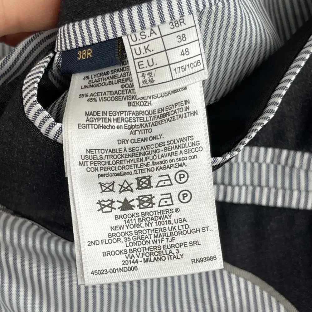 Brooks Brothers flaw good measurements
