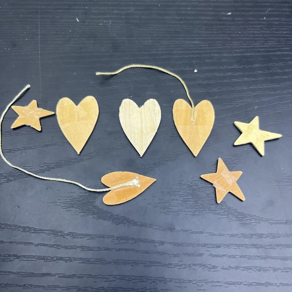 Lot Of 7 Fourth Of July Wooden Scrapbooking Embellishments Patriotic Craft Decor
