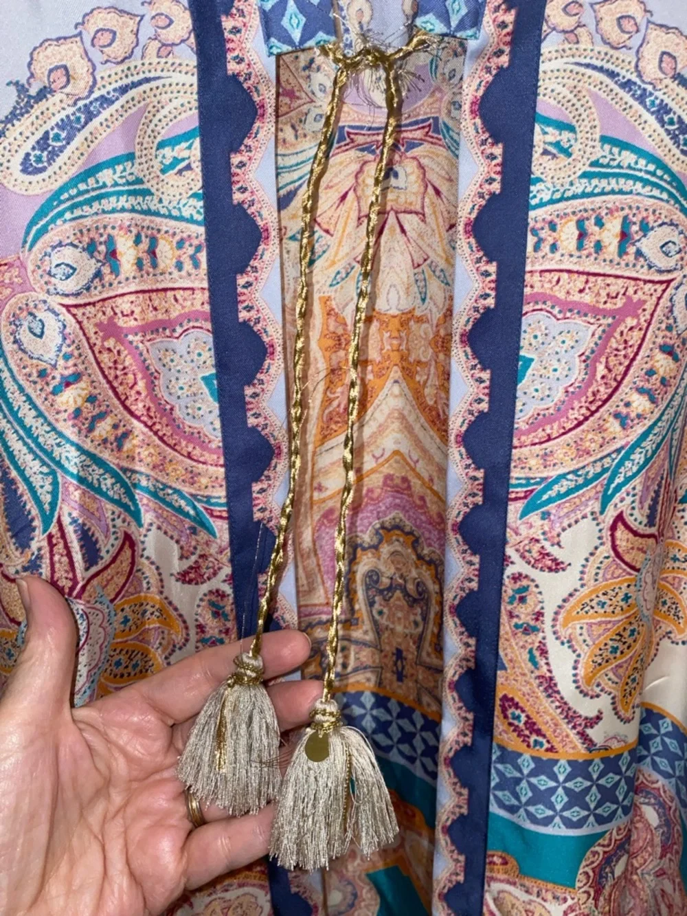 Chicos silk paisley