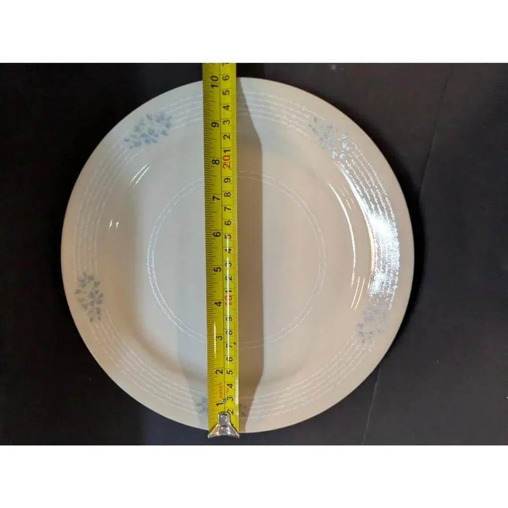 Corelle by Corning Country Cottage Blue Floral LOT OF 5 Dinner Plate Vintage 10