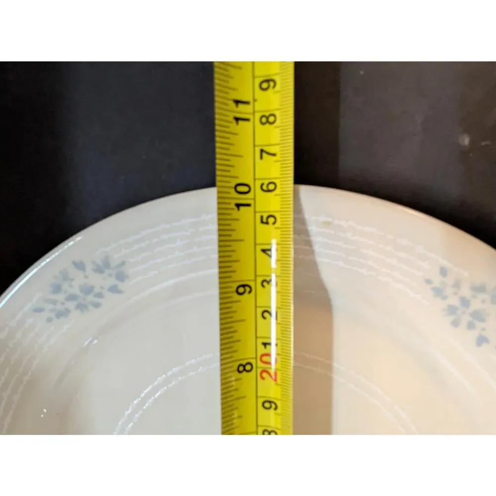 Corelle by Corning Country Cottage Blue Floral LOT OF 5 Dinner Plate Vintage 10