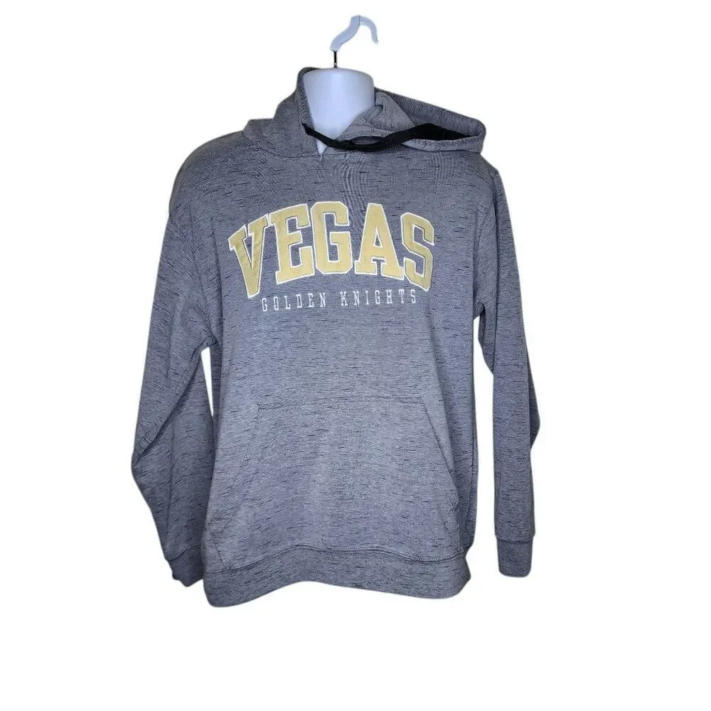 Vegas Golden Knights Pullover Hoodie NHL Hockey Sweatshirt Mens Size L Gray