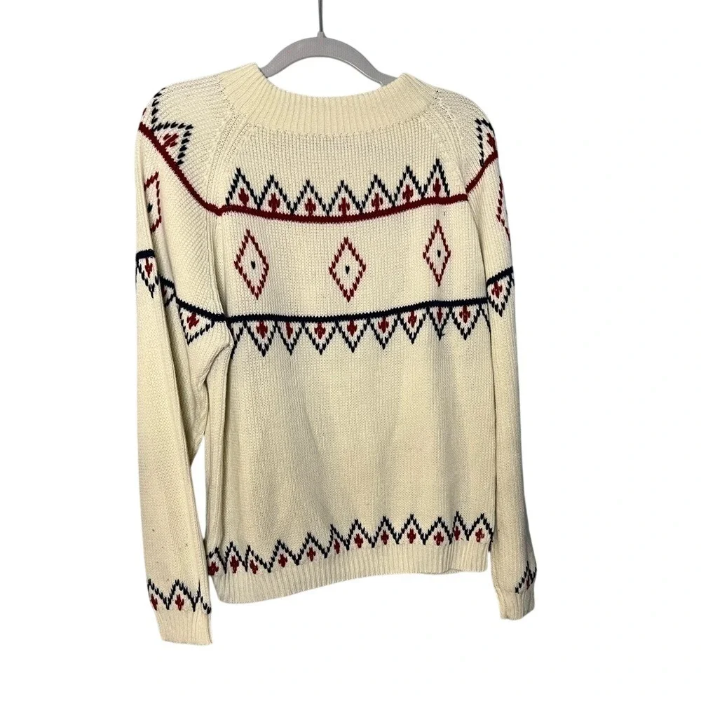 Mancraft‎ knits Nordic pattern acrylic ski sweater