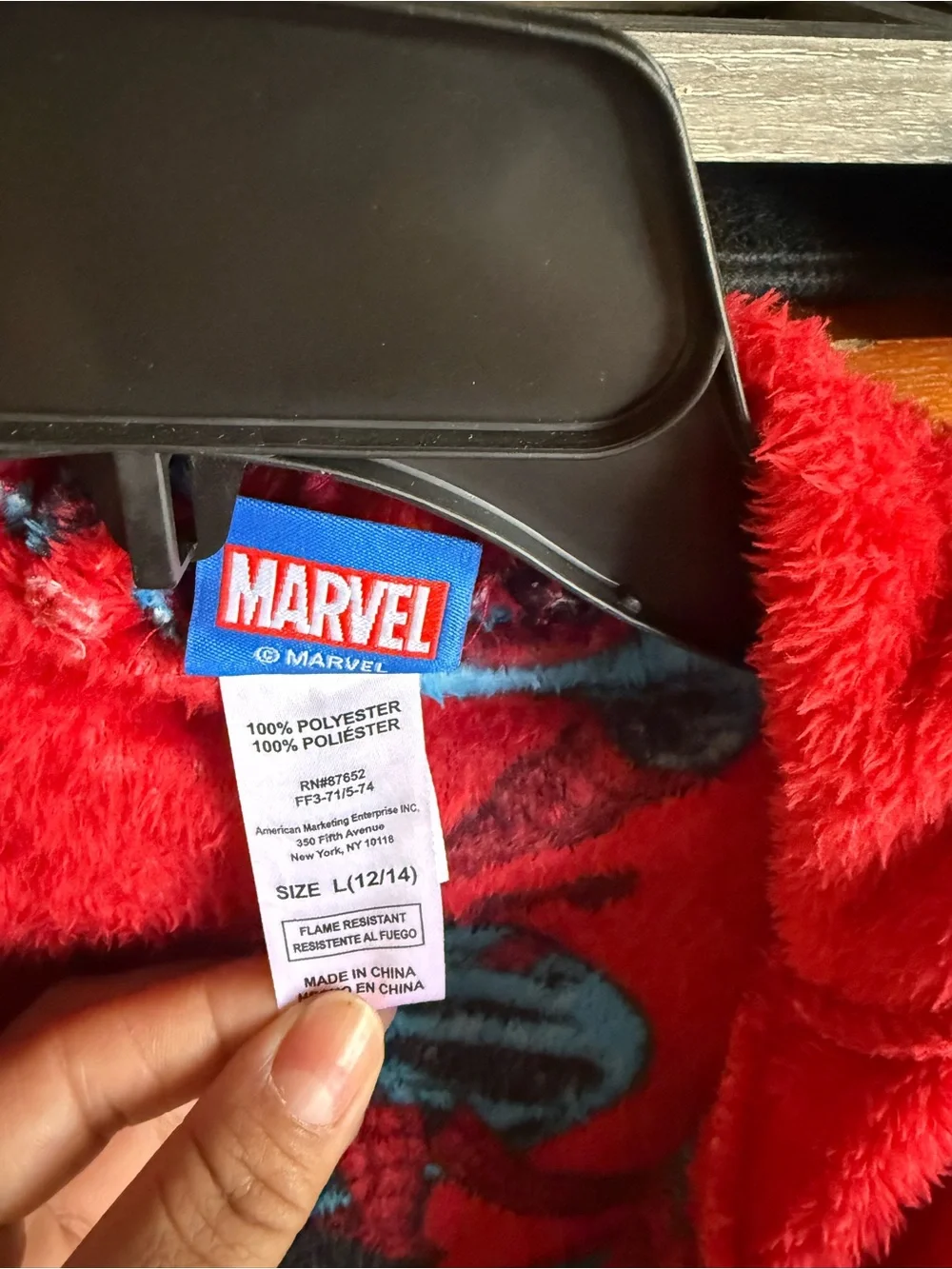 Marvel soft fleece