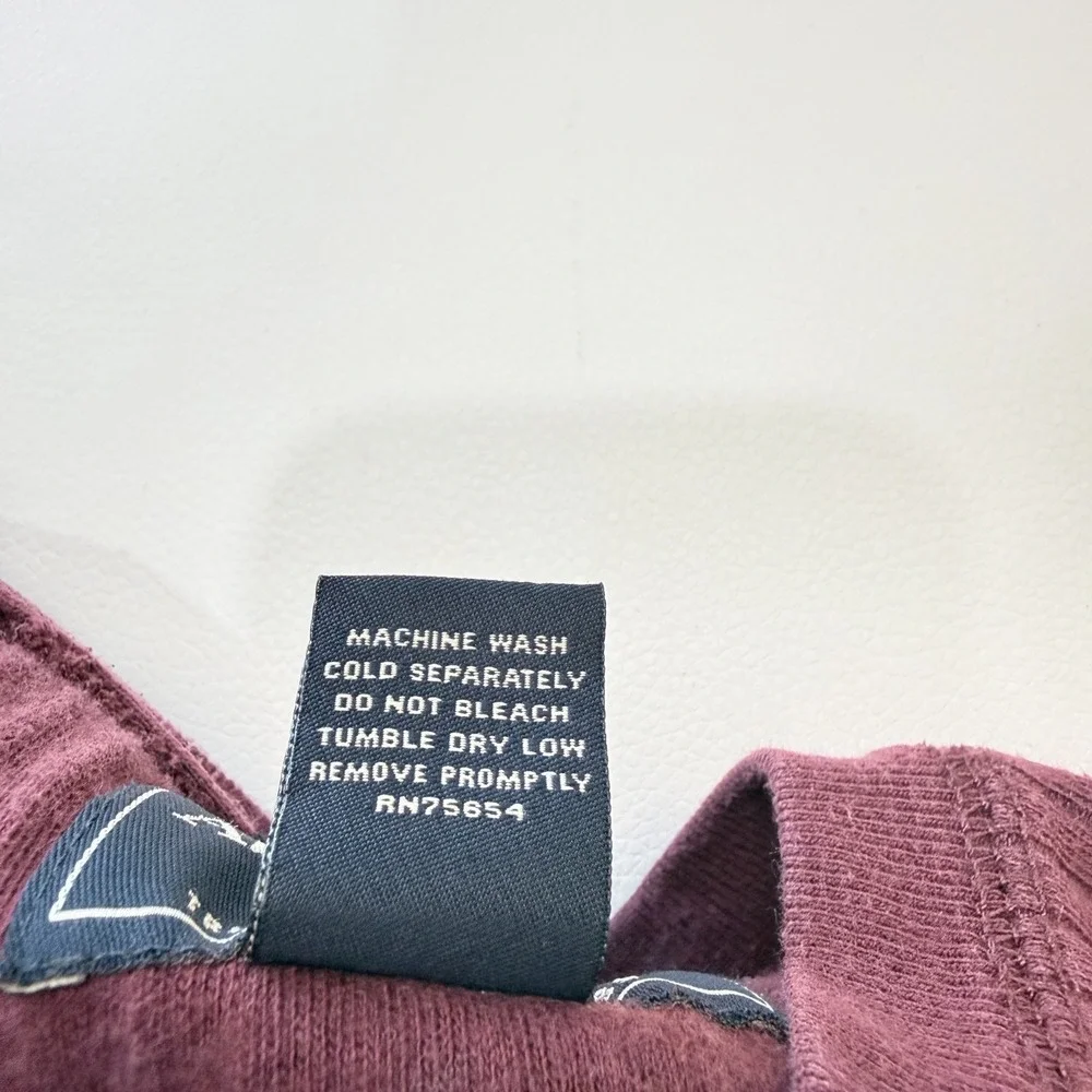 Abercrombie & Fitch maroon long