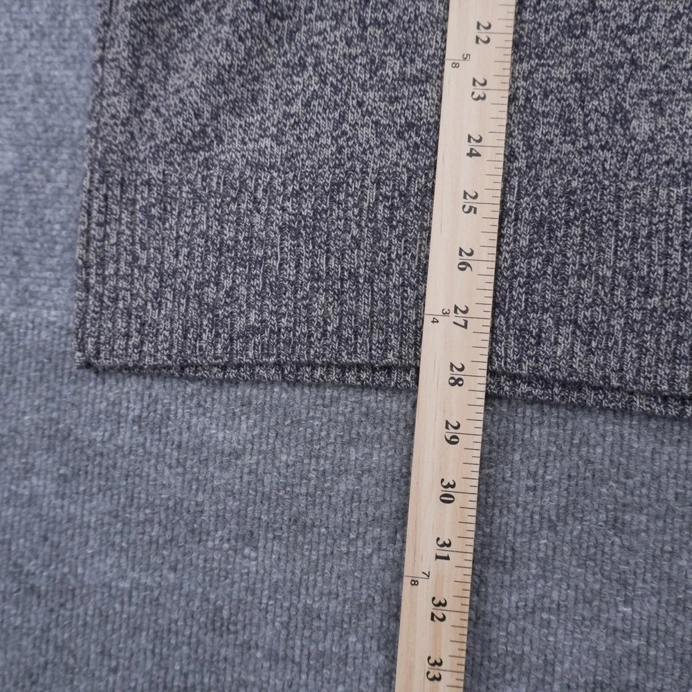 J.Crew Rugged Merino Sweater Mens XL Navy Marled Wool Blend Crewneck