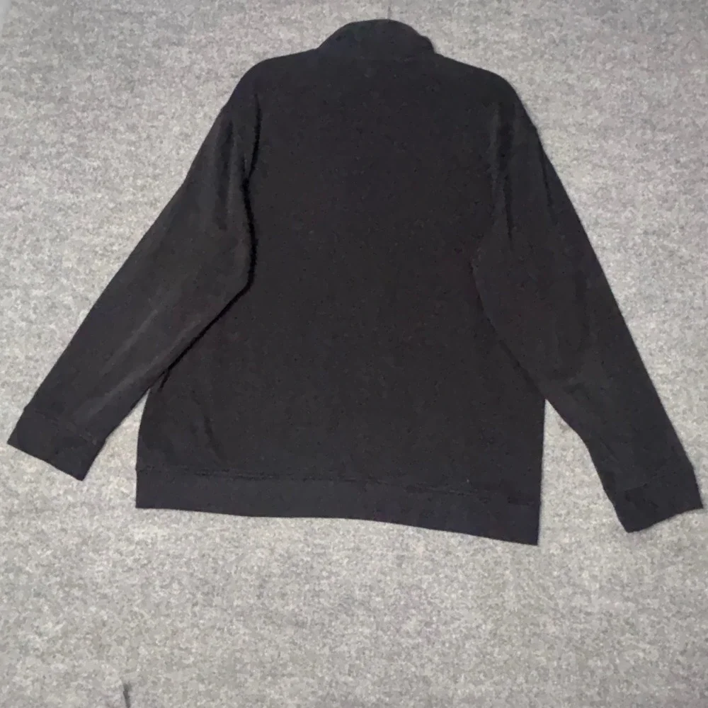 UGG Gordon Quarter-Zip Pullover Sweatshirt Mens XL Black Fleece Lined Casual.