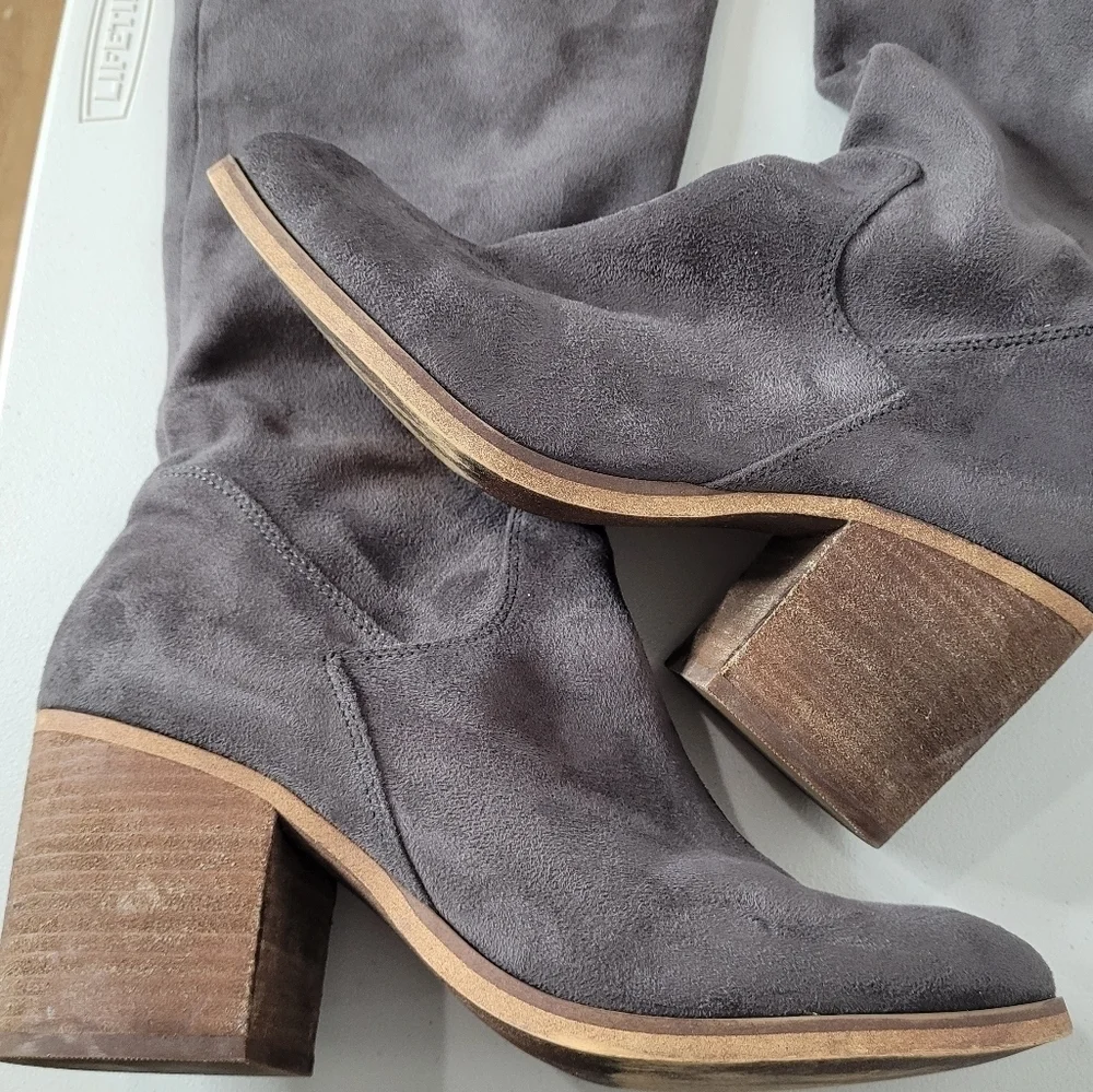 Melrose and Market Faux Suede Over-The-Knee Boots - Size 9.5