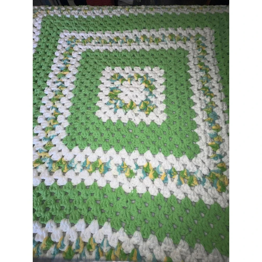 Vtg Soft Handmade Boho Crochet  68