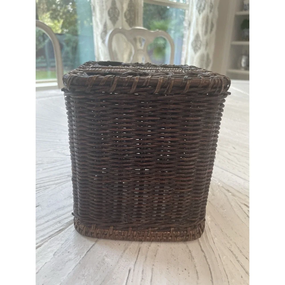 Woven Heart vintage rattan