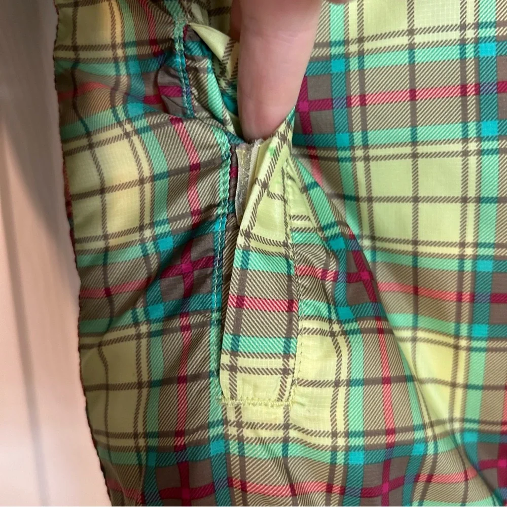 Burton plaid teal