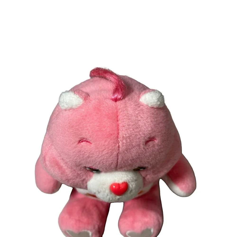Care Bears‎ Love-a-Lot Pink Plush 2002 Play Along Interlocking Hearts 8 inch