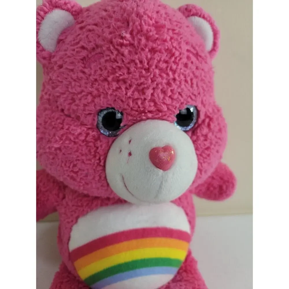 Care Bears Cheer Bear Pink Bear Soft Cute Cuddle Plush Stuffed Animal‎ Toy 14