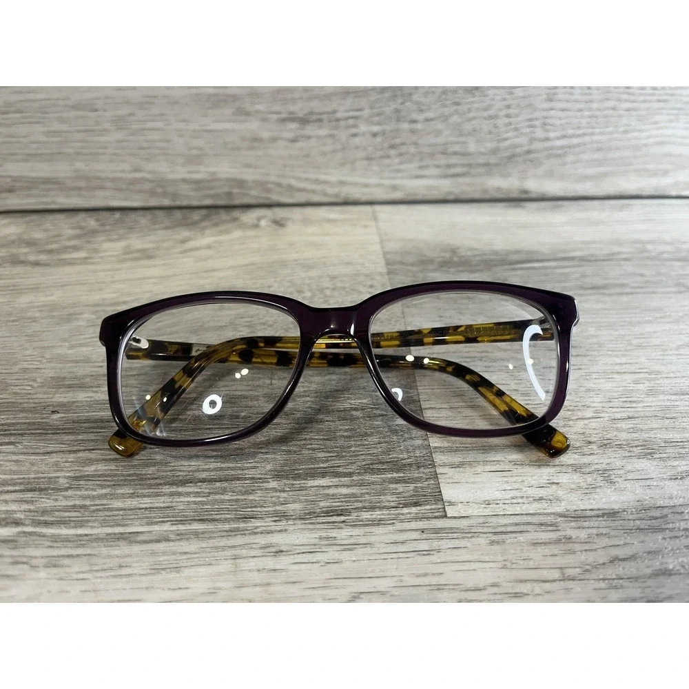 7 for all Mankind PURCR 776 Purple Rectangle‎ Womens Eyeglasses Frames Only 52mm