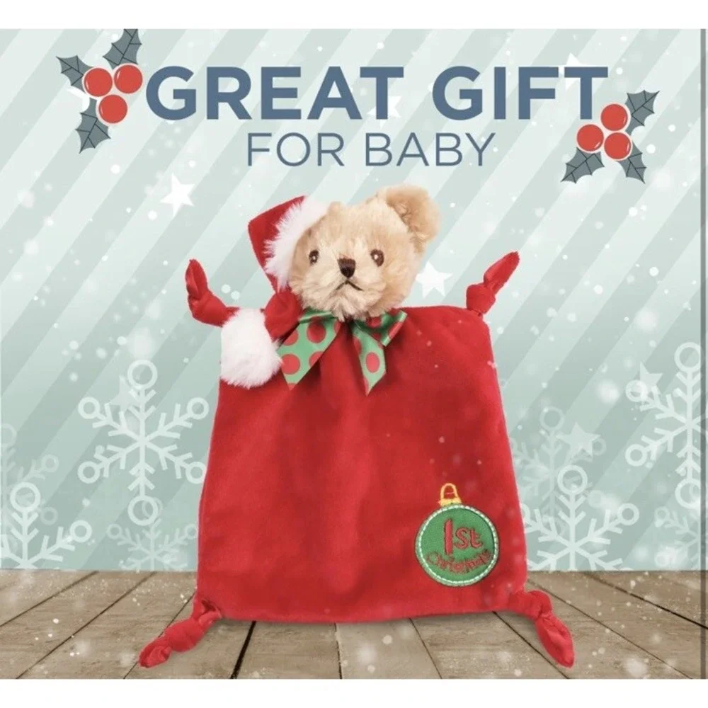 Bearington Baby 1st Christmas,‎ Small Teddy Bear Stuffed Plush Holiday