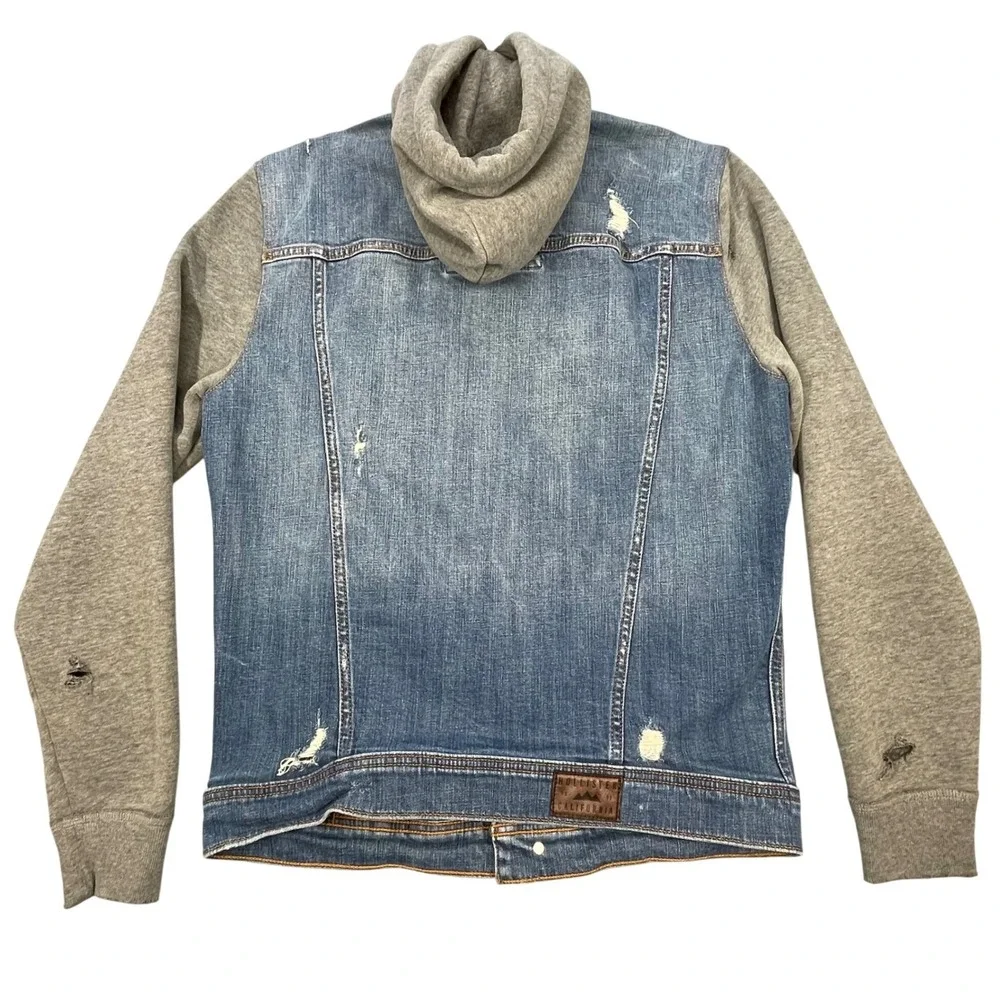Hollister blue distressed