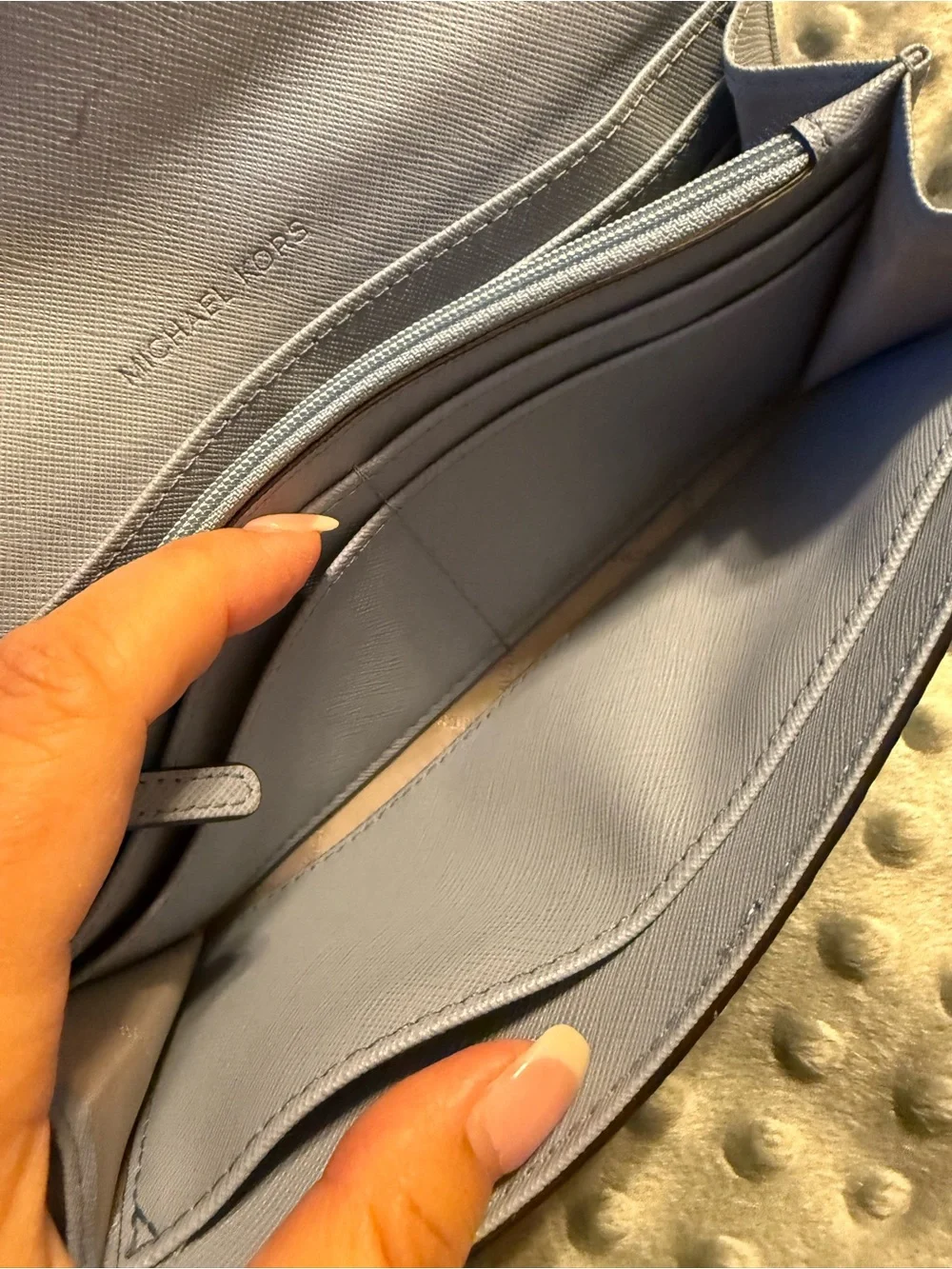 Michael Kors pebbled leather