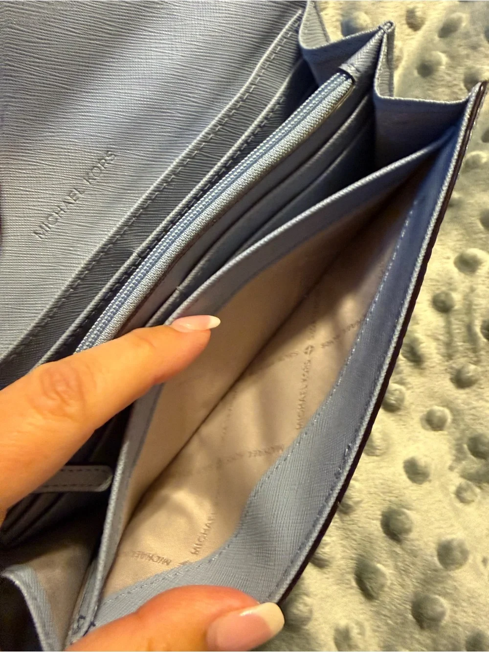 Michael Kors pebbled leather
