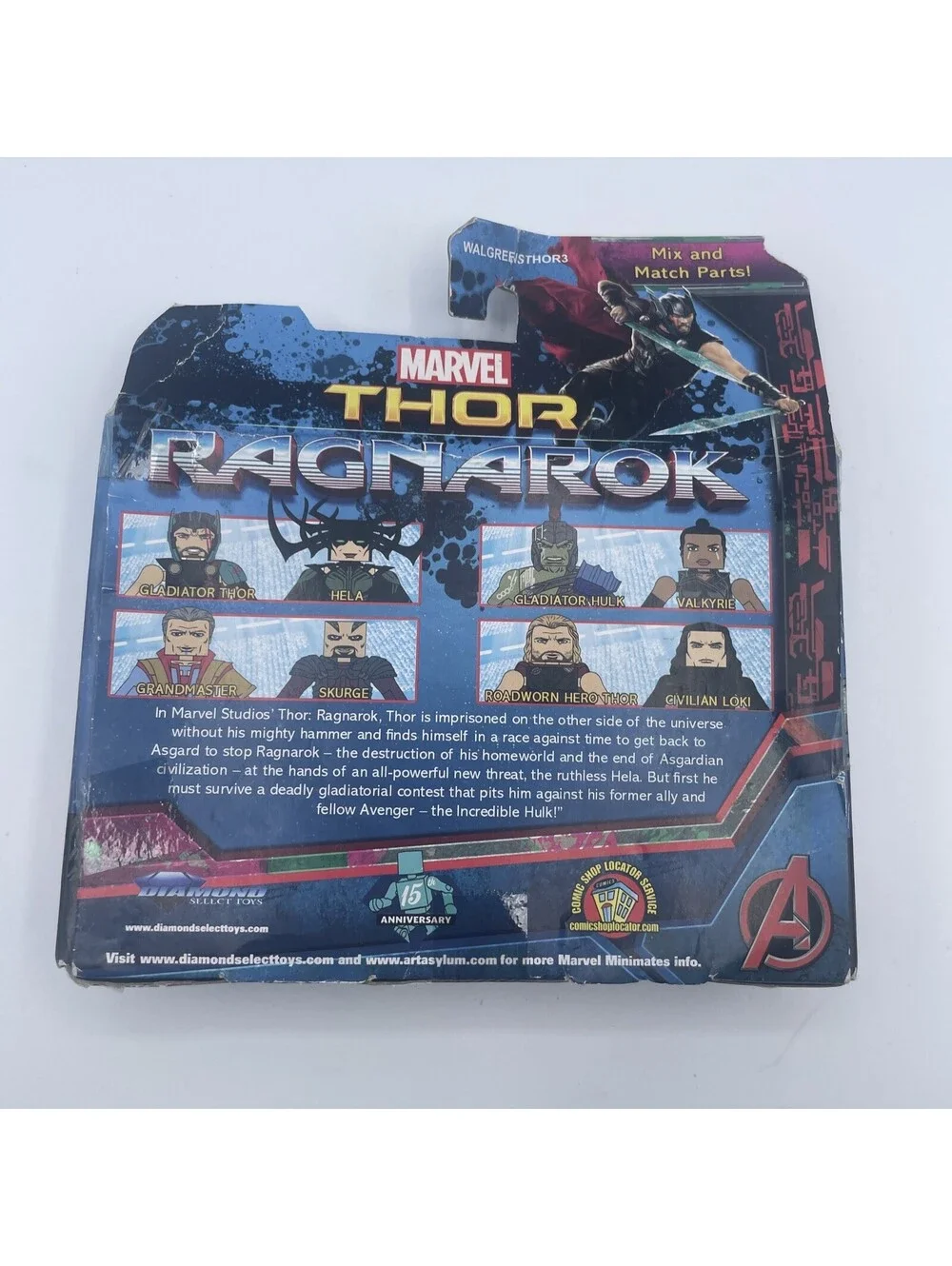 Marvel packaging has