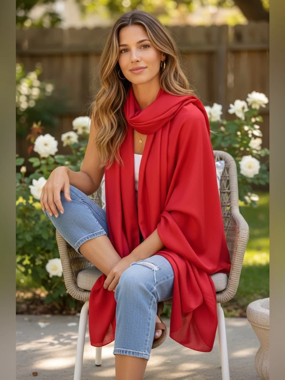 Echo oversized silk