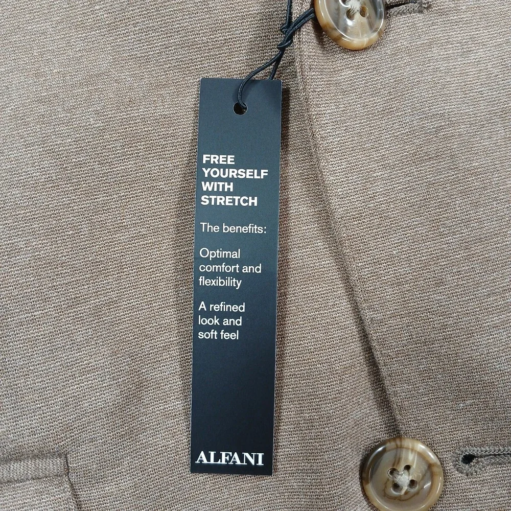 Alfani lapel fit tags