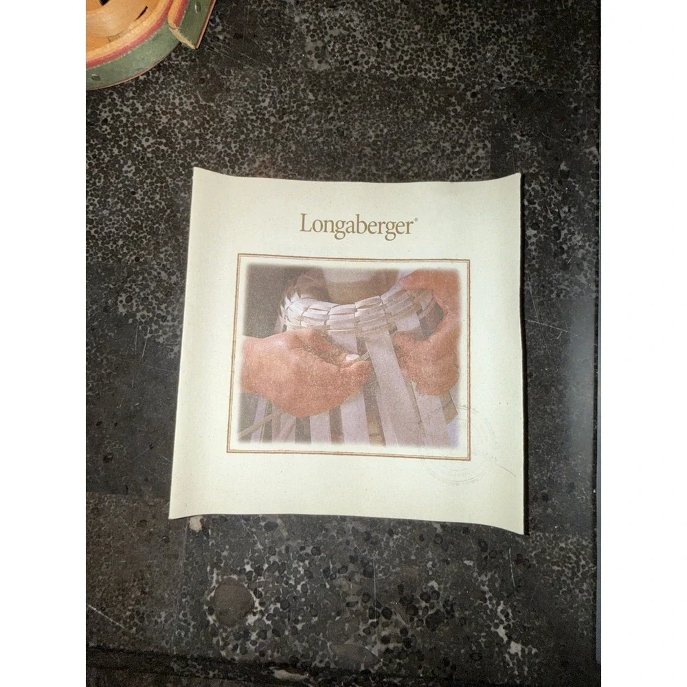 Longaberger 2006 Holiday Helper Basket With‎ Protective Liner And Care Insert