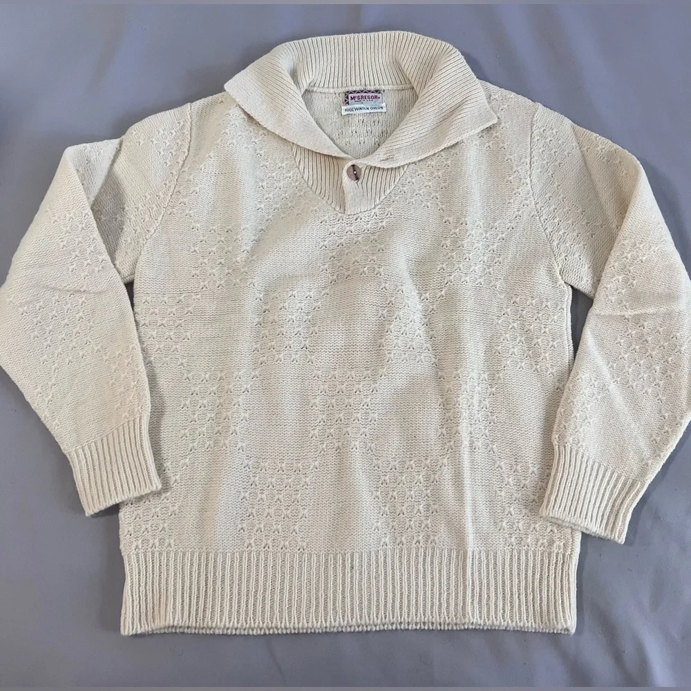 Rare Vintage McGregor Men’s‎ Sweater Sz Large 100% Wintok Orlon